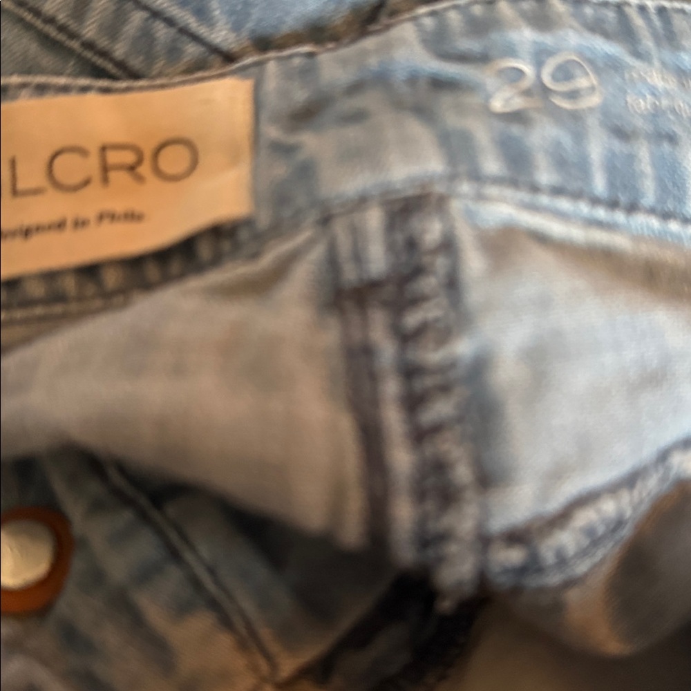 Anthropologie Pilcro The Kenna Barrel Jeans Lace Edition Sz 29 - Picture 5 of 7